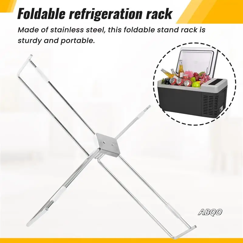 

Foldable Cooler Stand Stable Foldable Stand Rack For BBQ Household Travel