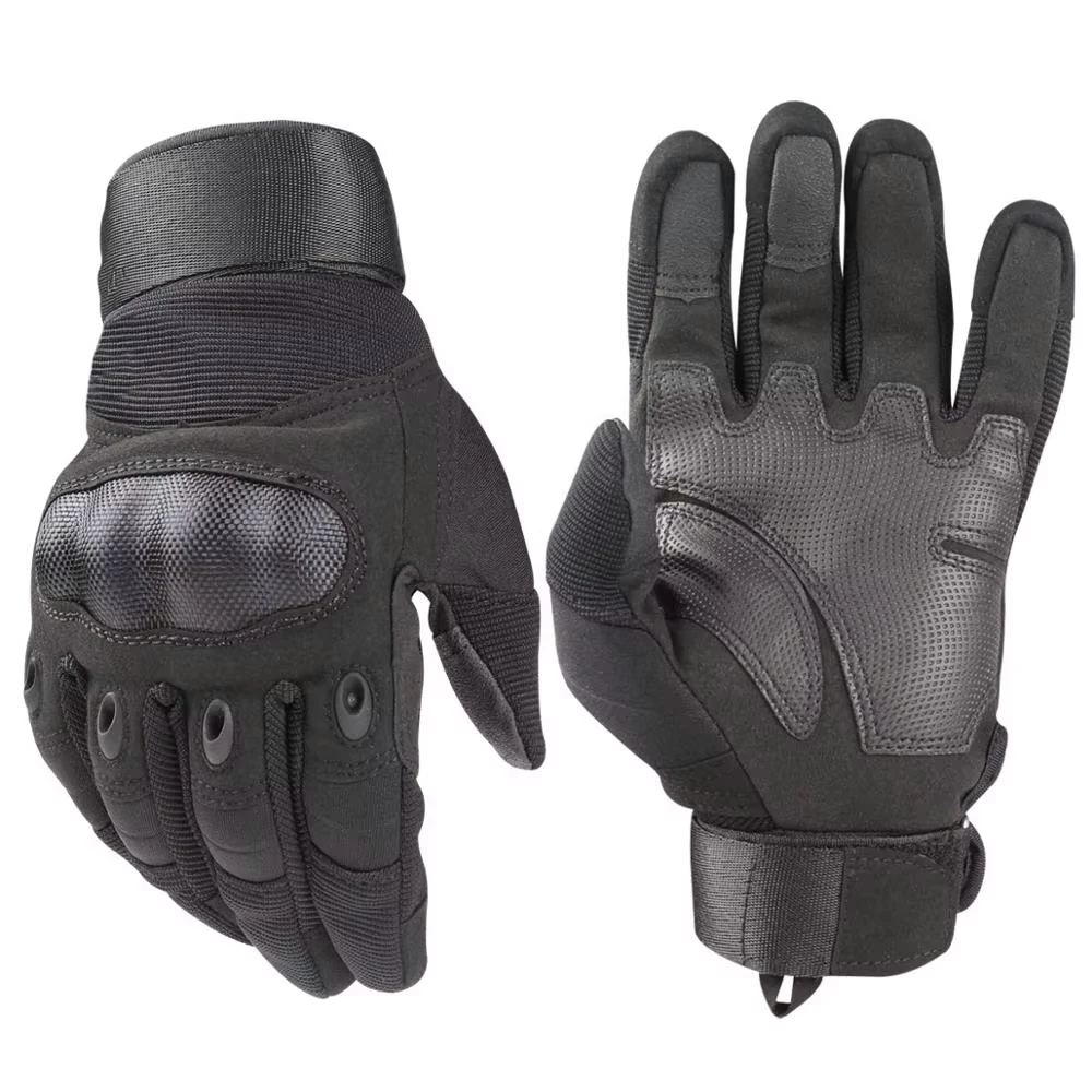 MGFLASHFORCE Mens Tactical Gloves Hard Knuckle Touch Screen Gloves for Combat Shooting Airsoft Paintball Motorcycle