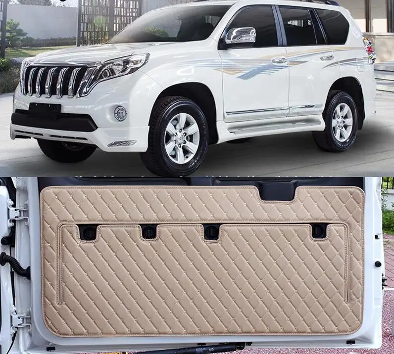 

For Toyota Land Cruiser Prado 150 2010-2020 Car Tailgate Mat Car Trunk Door Guard Pad