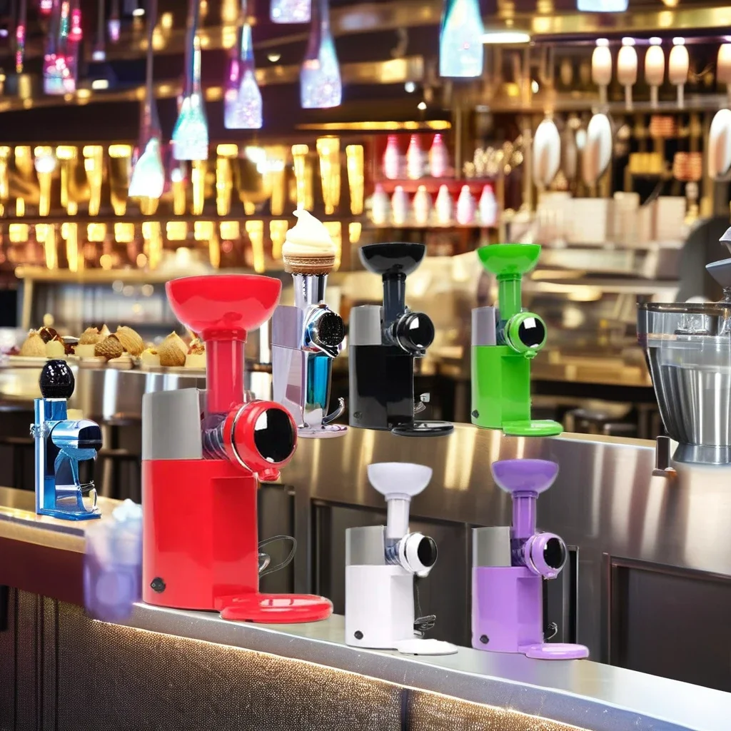 

Automatic Frozen Fruit Dessert Machine Fruit Ice Cream Machine Maker Milkshake Machine for Home Kitchen
