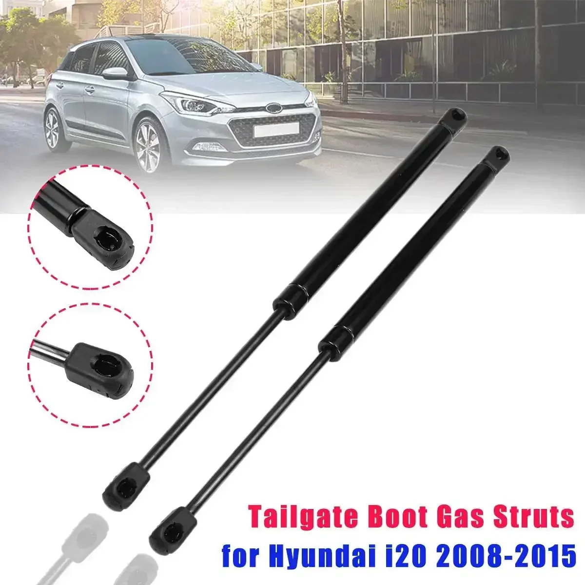 Pair For HYUNDAI i20 2008-2015 44cm Car Rear Trunk Tailgate Boot Gas Lift Support Struts bar 2014 2013 2012 2011 2010 2009