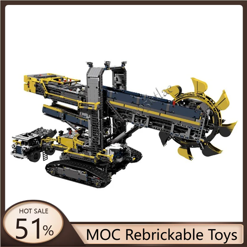 

Hot 3944 Parts MOC Famous Game Excavator Building Blocks Model Vehicle Bricks For Adults Puzzle Assembly Decoration Toys Gifts