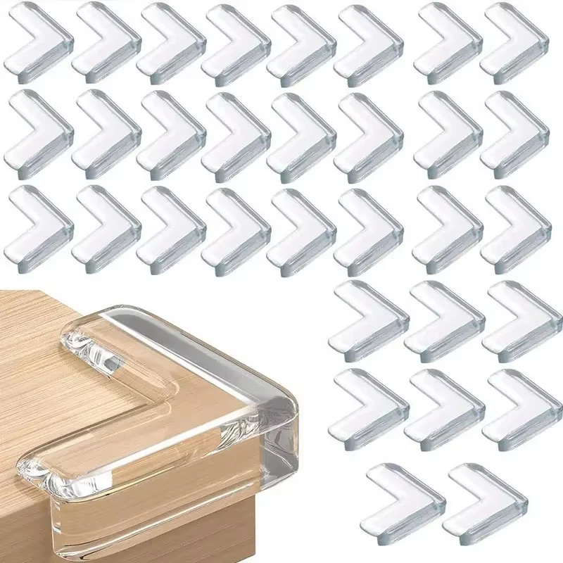 4/8/12PCS Children Safety Silicone Protector Table Corner Edge Protection Cover Children Anticollision Edge Guards