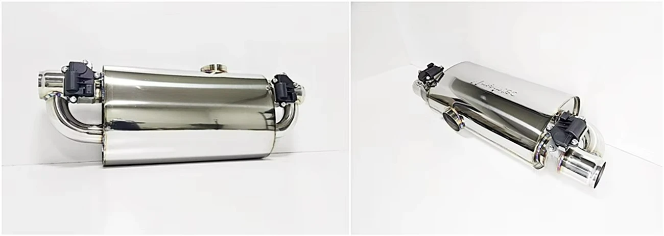 G-type Universal Valved Muffler (evc or vacuum valve) SUS304 1.5mm Thickness OEM Customizable / MAINTEC Made in Korea