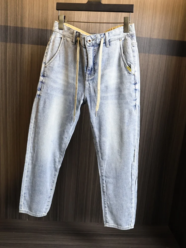 

Slimming Faionable Men's Jeans Cone ape Straight Leg Waed Cotton Polyester Blend Comfortable Stretch Casual Jeans