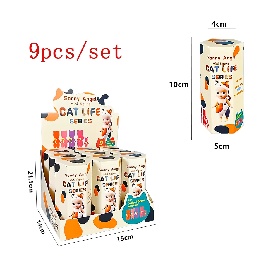 Cat Blind Box Sonny Angel Cats Life Action Figures Toys Ornaments Dolls For Fans Children Christmas Gifts 1Pc Random Send image 2