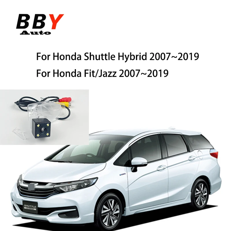 

Задняя камера номерного знака для Honda Shuttle Hybrid 2007 ~ 2019 автомобильная камера заднего вида, комплект корпуса для помощи при парковке
