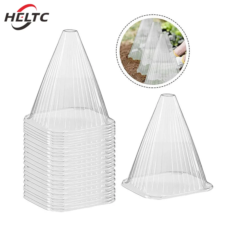 10pcs Growth Box Planting Tent Reusable Square Use Plant Clock Cover To Protect Plants From Bird Frost And Snail Damage