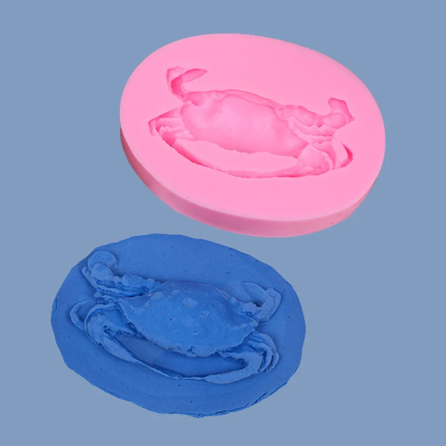 Crab Shape Silicone Mold Chocolate Cake Pudding Jelly Silicone Mold DIY Fudge Cake Decoration Tools