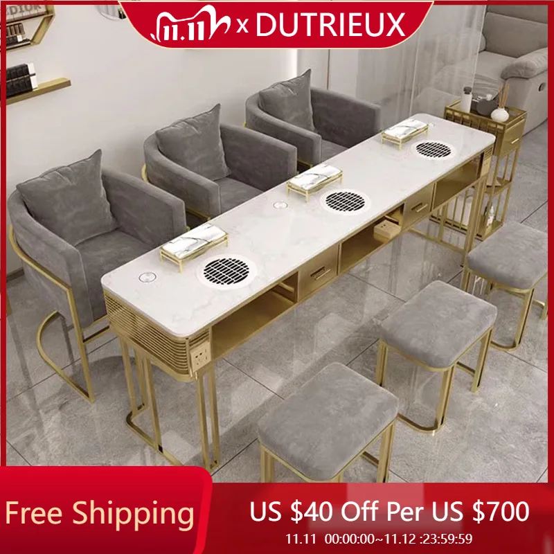 

Accessories European Nail Desk Design Kawaii Supplies Organizer Nail Desk Tech Table Tavolo Unghie Manicure Furniture