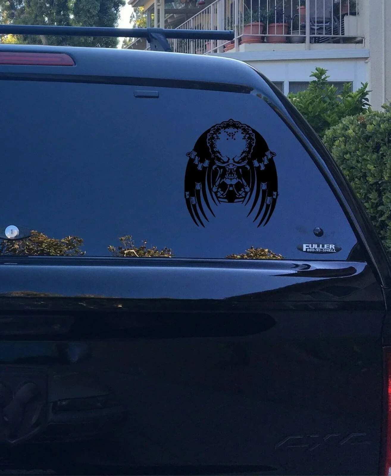 For Predator Face Braids HIGH DETAIL Vinyl decal Sticker Alien Dutch Dillon