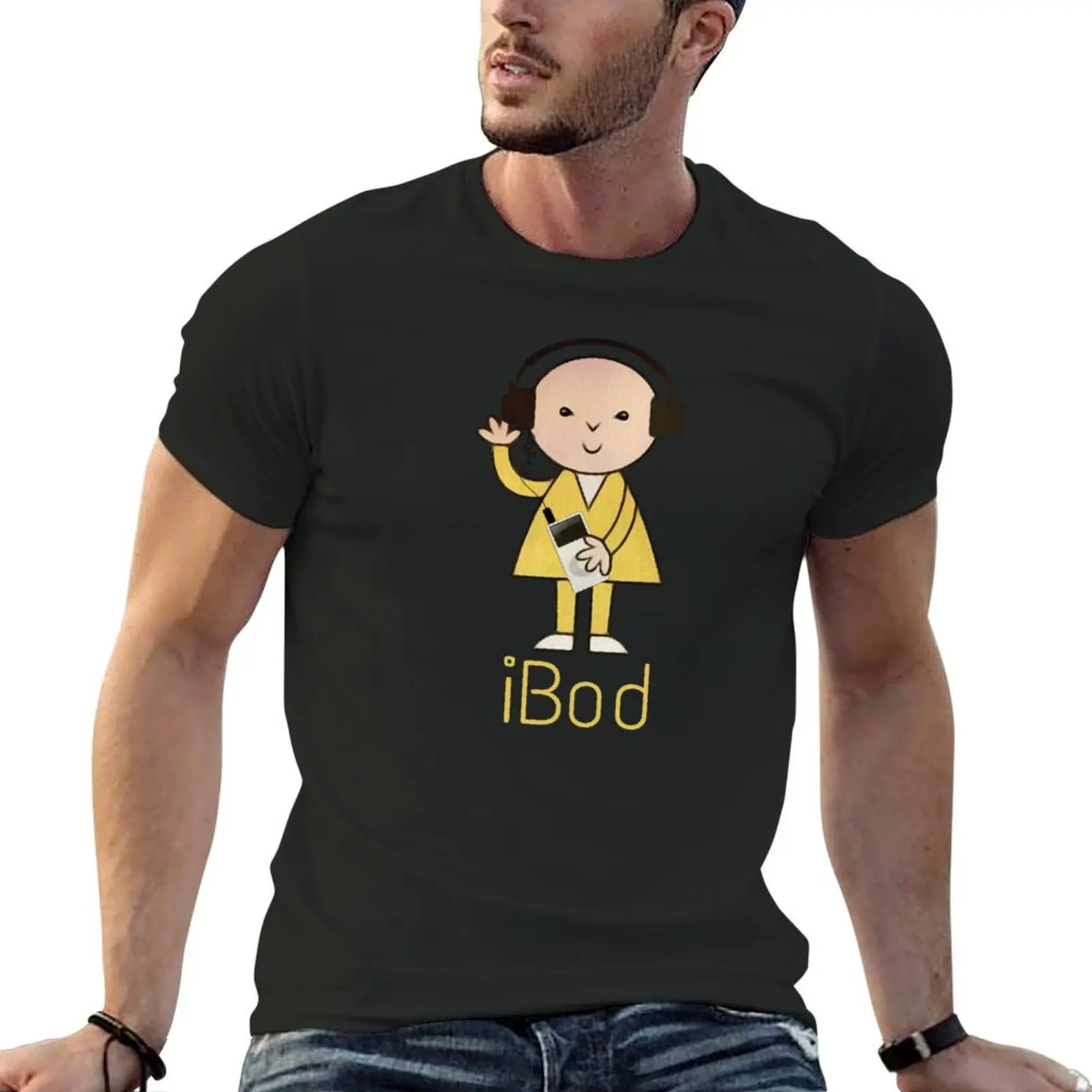 i Bod (ipod) T-Shirt graphic tee shirt quick drying mens graphic t-shirts hip hop