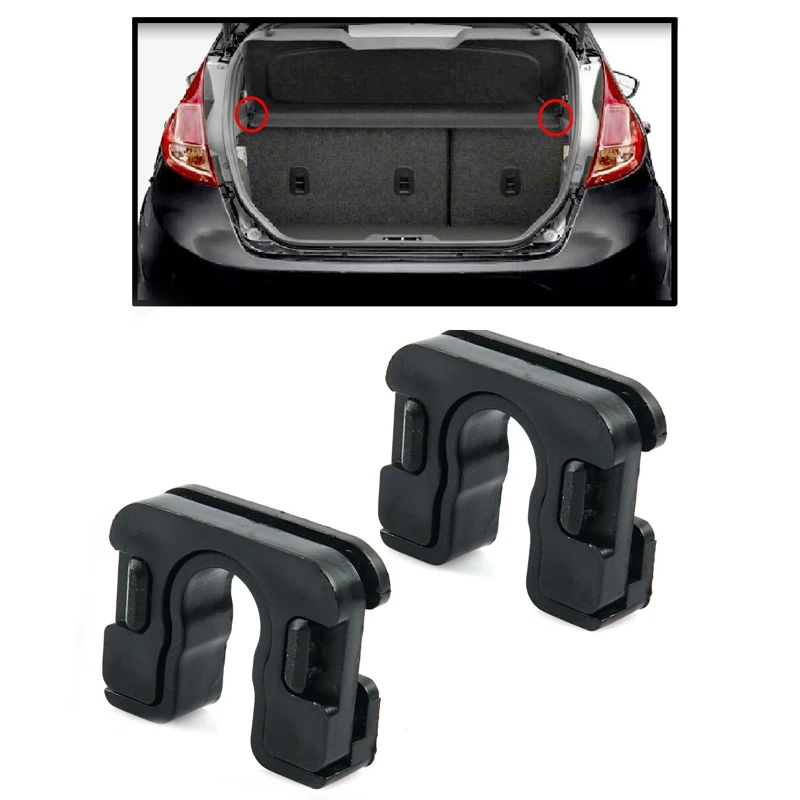 2PCS For Ford Focus 3 Mondeo MK4 Fiesta MK7 MK8 B-Max C-Max Rear Boot Trunk Load Cover Parcel Shelf Clips Pivot Bracket Mount view 4