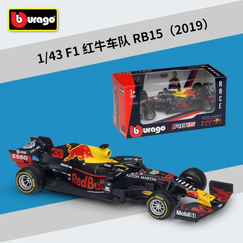 

Новая Модель гоночного автомобиля 1:43 F1 2019 Red Bull RB15, готовая Модель гоночного автомобиля из искусственного сплава, фотоаксессуары в подарок, коллекция украшений