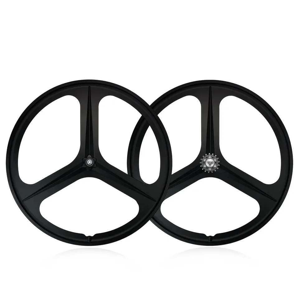 マグネシウム合金3スポーク 700c ピストバイク用 ホイールセット