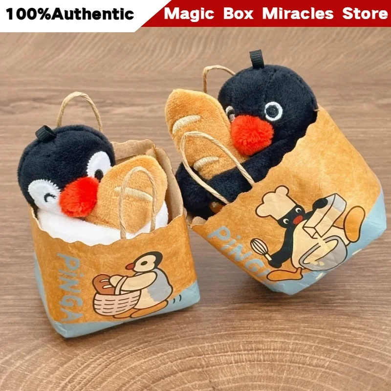 

Новый Оригинальный Плюшевый Брелок-Пингвин Pingu в Форме Хлебобулочной Изделии, Милая Кукла-Компаньон для Домашнего Декора, Очаровательный Подарок для Лучших Друзей