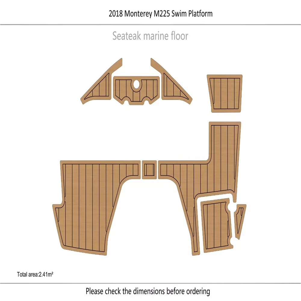 2018 Monterey M225 swim platform 1/4