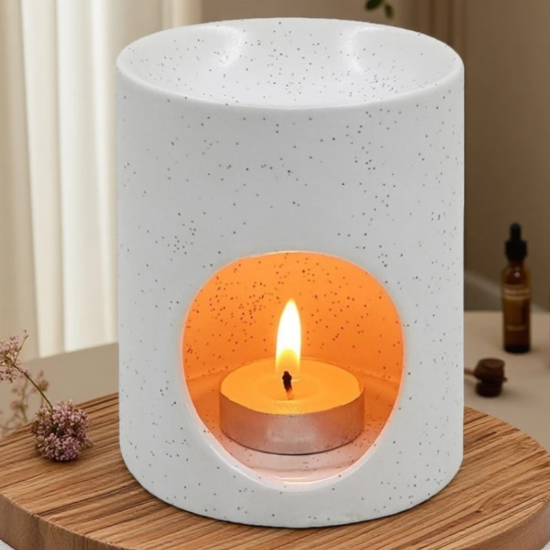 Dry-run Protection Ceramic Essential Oil Incense Burners Restore  Bedroom Reed Diffuser Fragrant Stove for Home Decor