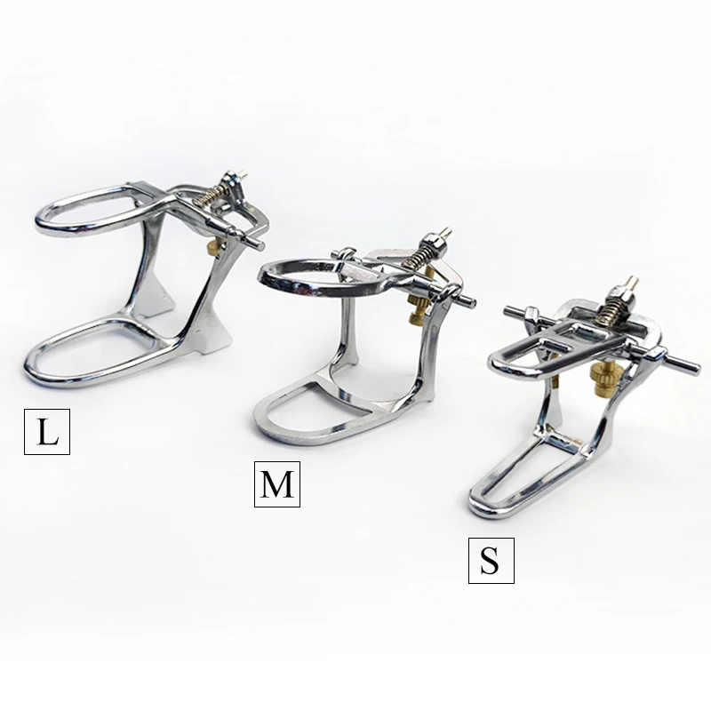 VV Dental Denture Simple Articulator Zinc Alloy Dentistry Tool S/M/L Simple Articulator for Dental Laboratory Use