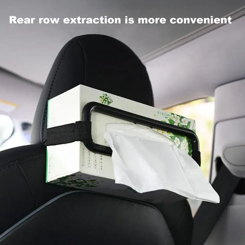 

Car Sun Visor Tissue Box Holder Portable Paper Towel Bracket For Car Seat Back Automotive Mount Tissue Box Organizer For RV