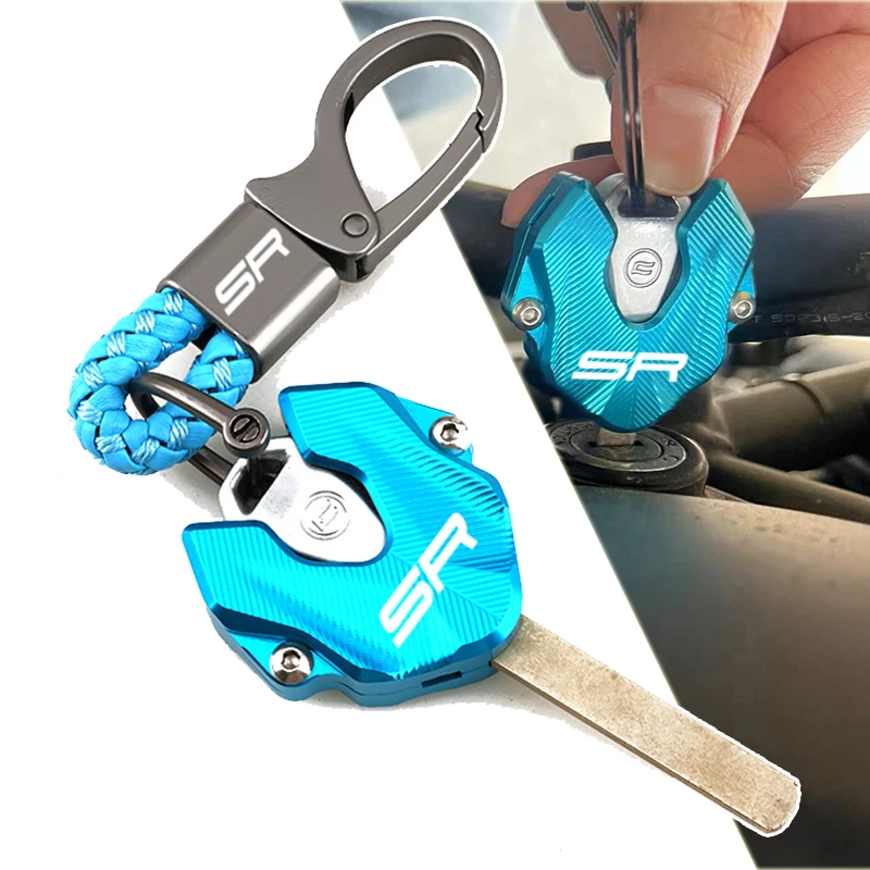 Motorcycle Accessories For CFMOTO MY22 250SR 450SR 675SR 675SR-R 675 250 450 SR  Embroidery Keychain Keyring Key Cover Shell Cap