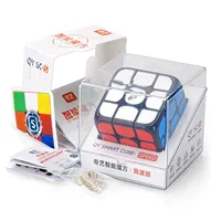 Qiyi Smart Cube 3x3 AI Magnetic Magic Cube 3x3x3 Magnets Smart Speed Puzzle Sticker Black Packing Cubes Kids Toys