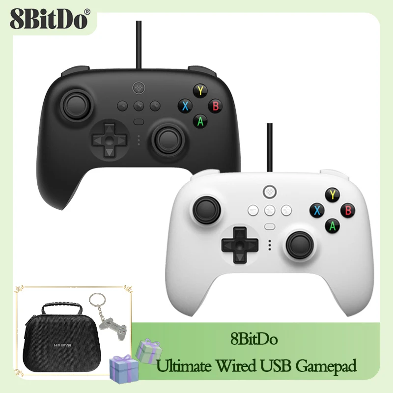 

8BitDo Ultimate Wired USB Gamepad Linear Trigger Gaming Controller Compatible for Nintendo Switch Windows Android Raspberry Pi