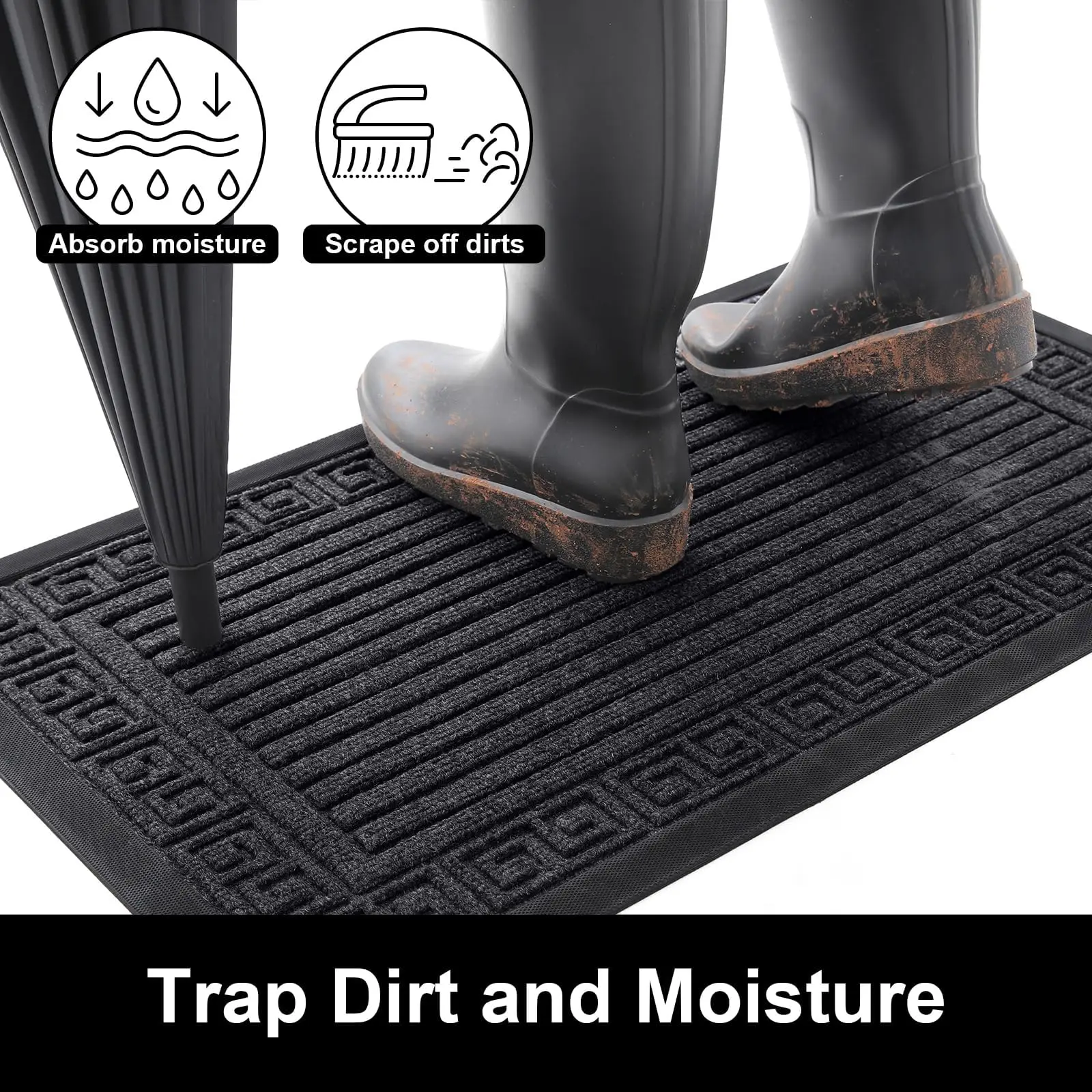 Kitinjoy Toegangsdeur Vloermat Absorberend Antislip Badkamermat Resist Vuil Keukenmatten Toegangsdeur Vloertapijt Voor Home Decor