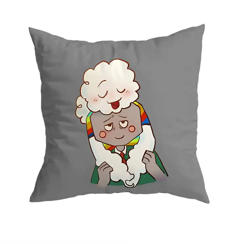 Larry x Mr small Pillow Case Pillow Case Living Room Sofa Cushion Cover Suitable For Home Bedroom Room Decoration