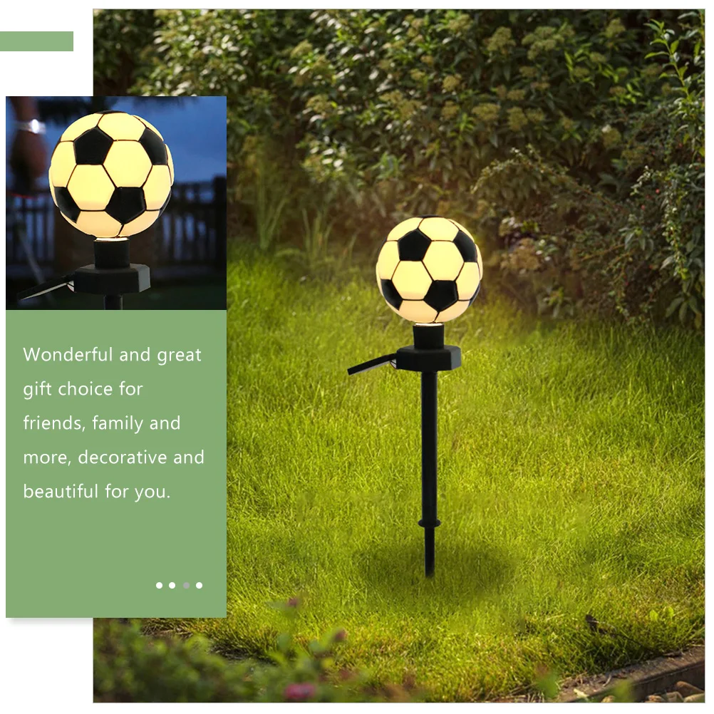 

Football Lawn Solar Powered LED Decorations for Garden Solar Garden Stake Lights Patio Outdoor Space Cute Night Stake Lights