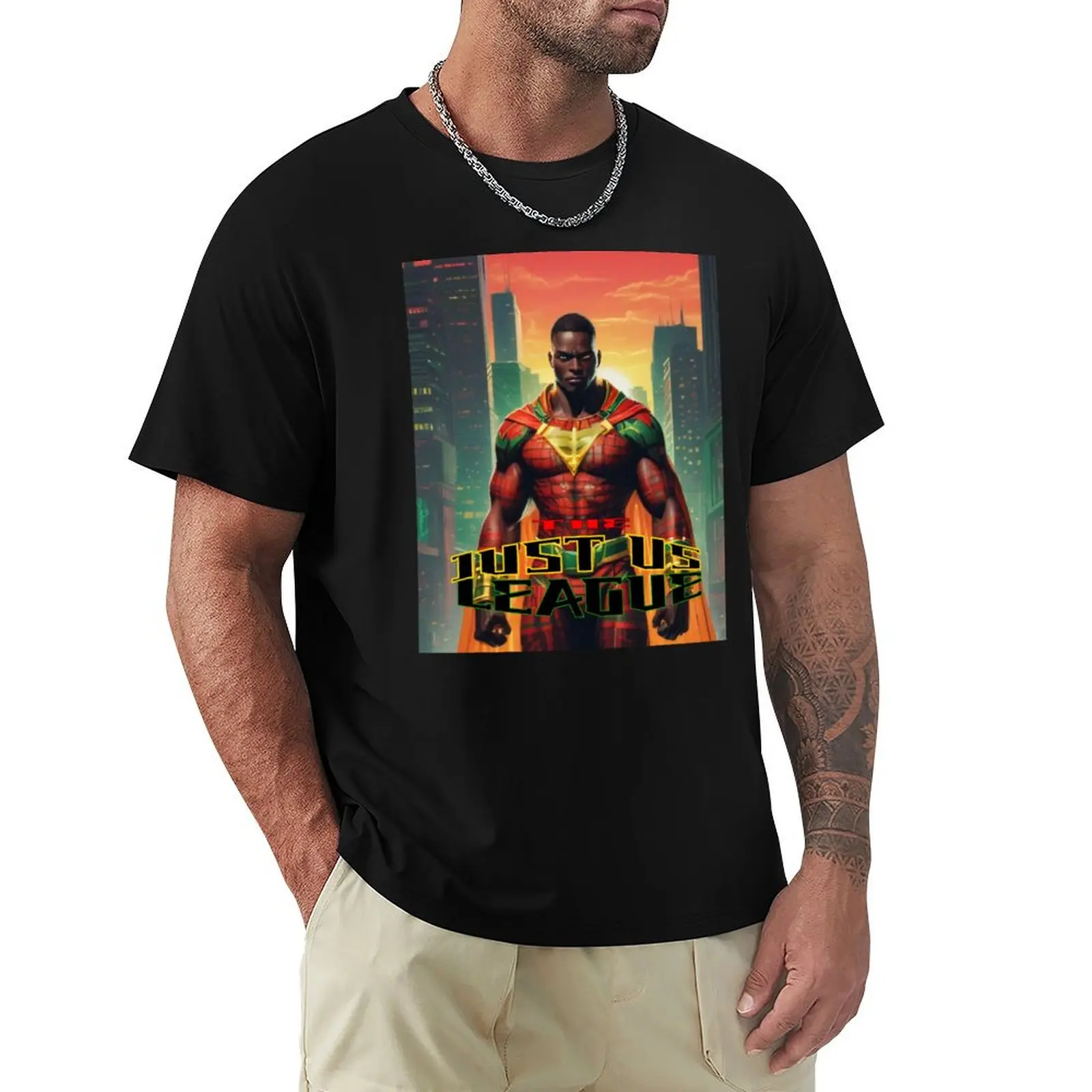 The Just Us League T-Shirt anime t shirts football t shirt funny t shirts men