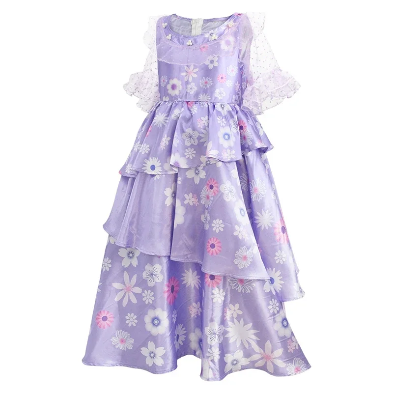 زي تنكري لأفلام الأنمي ، فستان إيزابيلا ، سحر ميرابيل ، فستان الأميرة الأنيق ، توريد حفلات الكرنفال ، هدية للبالغين