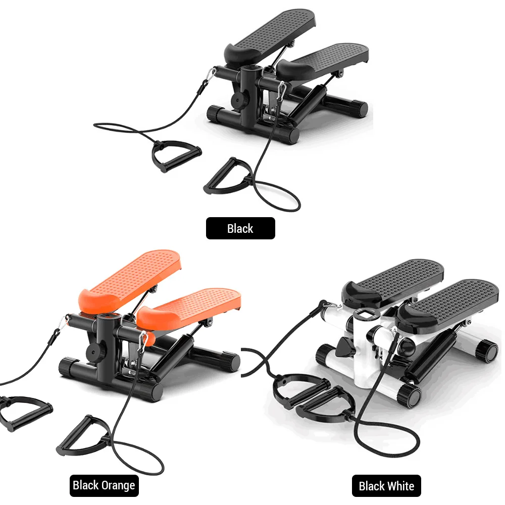 Steppers for Exercise Stair Stepper with Resistance Bands Mini Stepper with 220LBS Loading Capacity Fitness Equipment