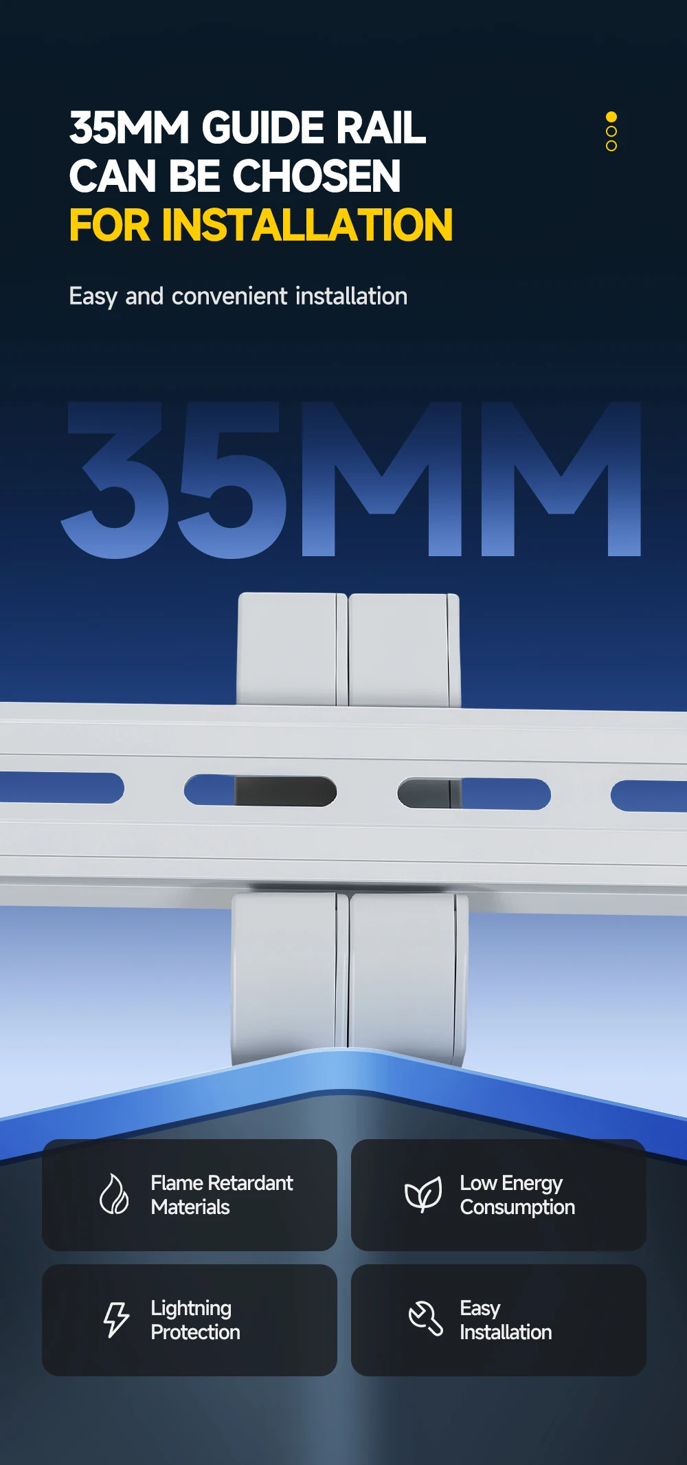 SHACHI 1P 2P DC-Sicherungshalter 1038mm Hochspannungs-Solar für PV-String-Sicherungen 1000V Basis Photovoltaik-System-Schutzvorrichtung – Detail 6