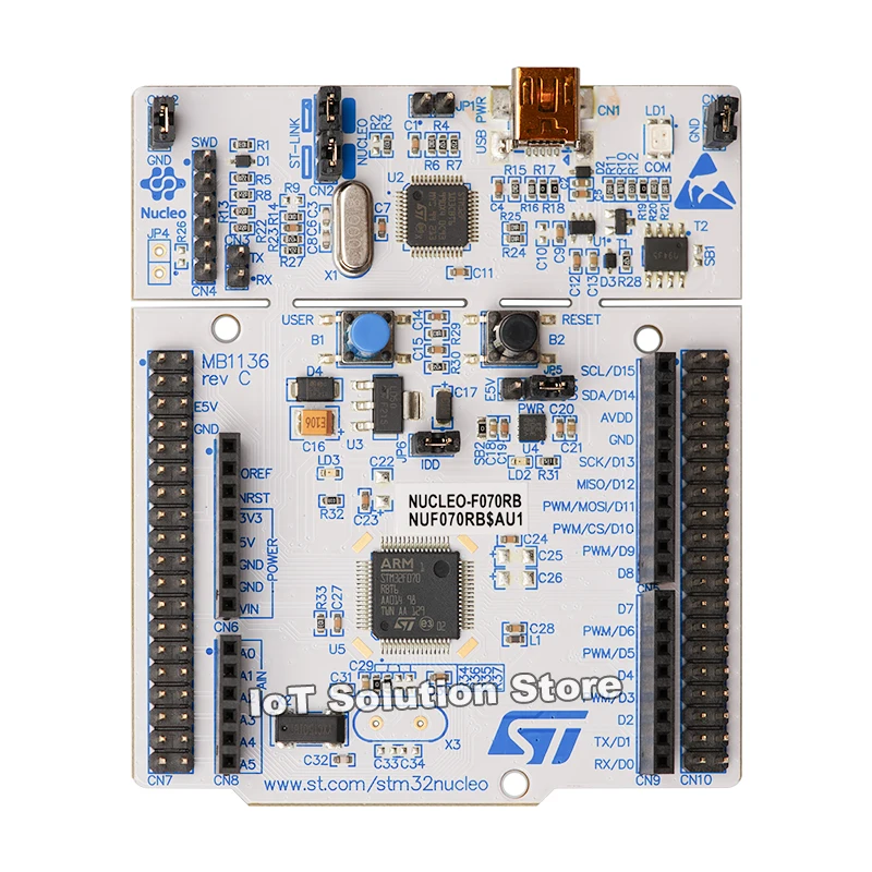 nucleo-f070rb-stm32-nucleo-64-開発ボード（stm32f070rb-mcu搭載）-nucleo-f070rb