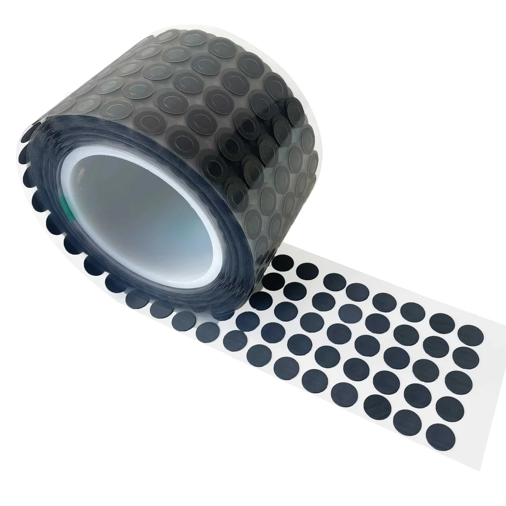 Black EPTFE Waterproof Breathable Vent Membrane Adhesive Protective Vent for Electronic Enclosures