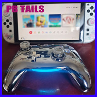 PB TAILS Droplet Crush Game Controller Agile Metal Shell Hall TMR Joystick RGB Wireless Gamepad For Switch1/2/Steam/ns2/PC