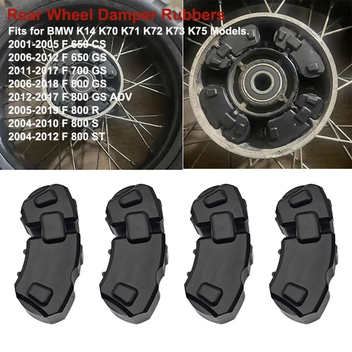 Juego de amortiguadores de rueda trasera de motocicleta, Kit de gomas para BMW F800GS F800GS ADV F800GT F800ST F800S F800R F700GS F650GS 2001-2019