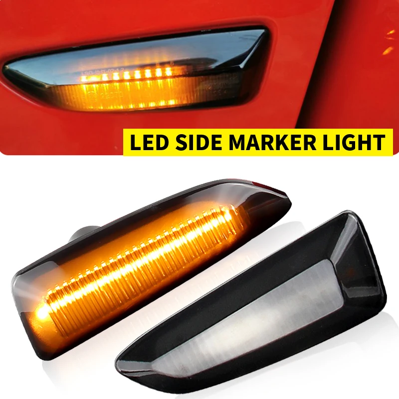 Luz indicadora lateral led para Opel Astra J K Crossland X Grandland X Insignia B 17-19 Zafira C 11-19 OEM, 2 uds. # 13193574