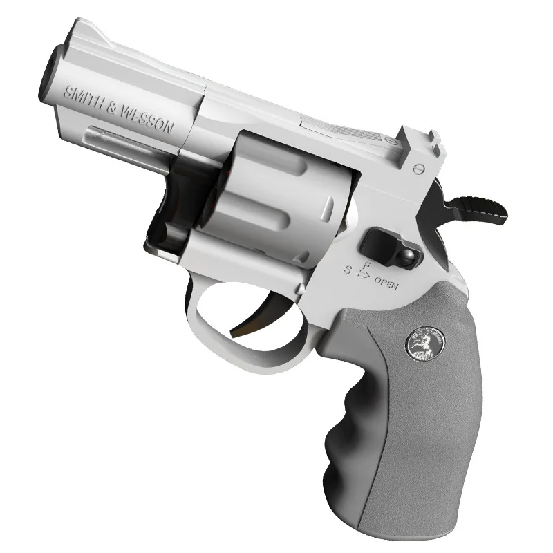 Revolver Soft Bullet Toy Gun Mechanical Repeating 357 Pistol Shell Throwing ZP5 Boy Non Injury Fighting Toy Gift