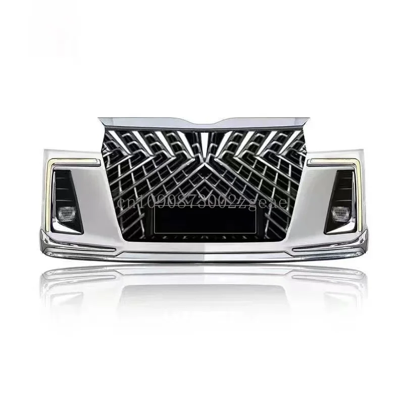 Chrome Grille and Wide Body 2005up Mini Bus LED Front Bumper