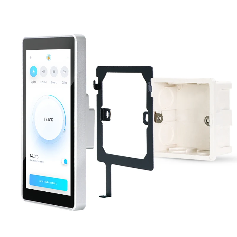 2025 Sunworld YC-SM55P Smart Home Control4 Tuya Loxone Tablet 5.5 بوصة مرحل مثبت على الحائط Android Tablet Poe
