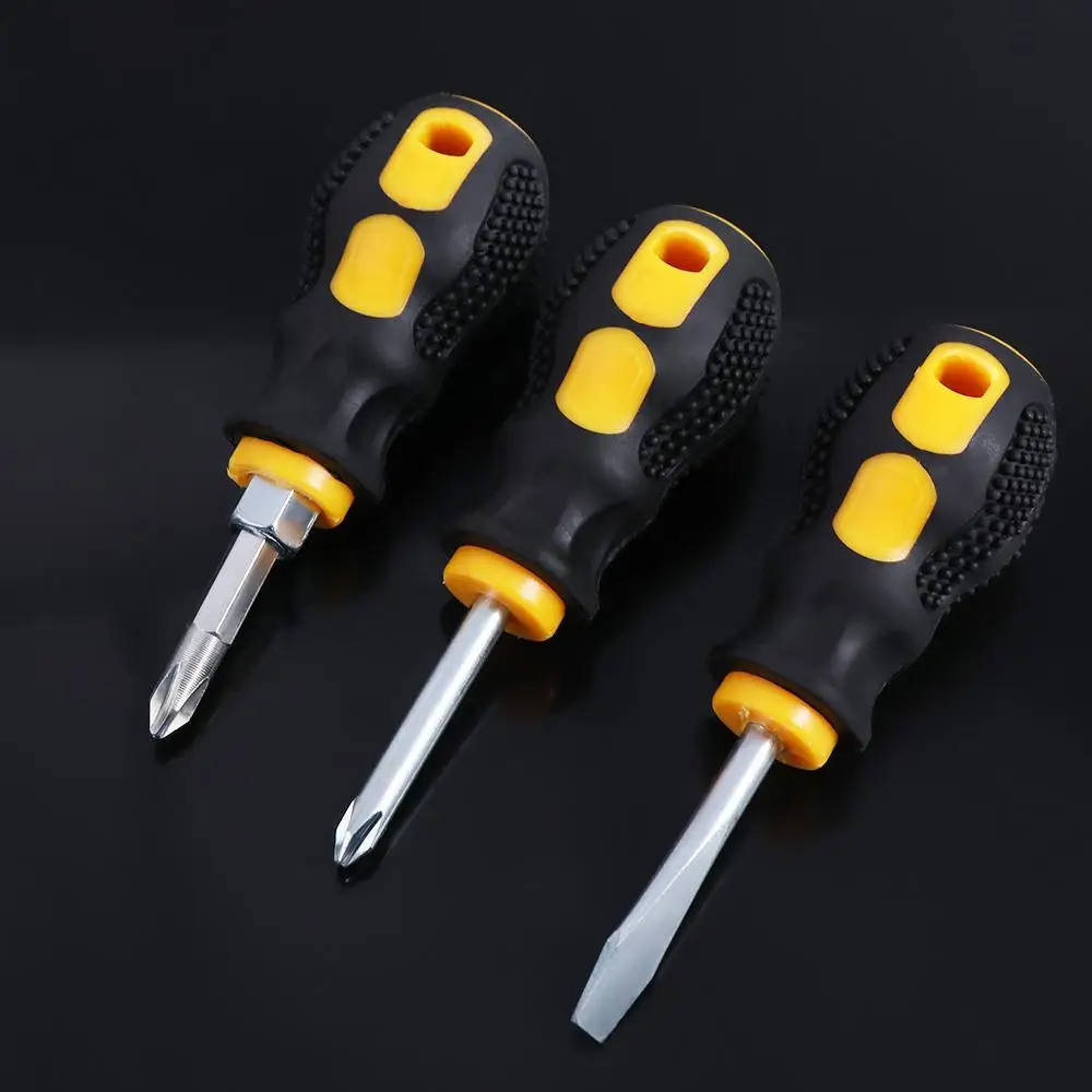 Tournevis à tête de radis à Double tête, Mini tournevis Phillips Compact, tournevis à Double usage, tournevis à fente Durable