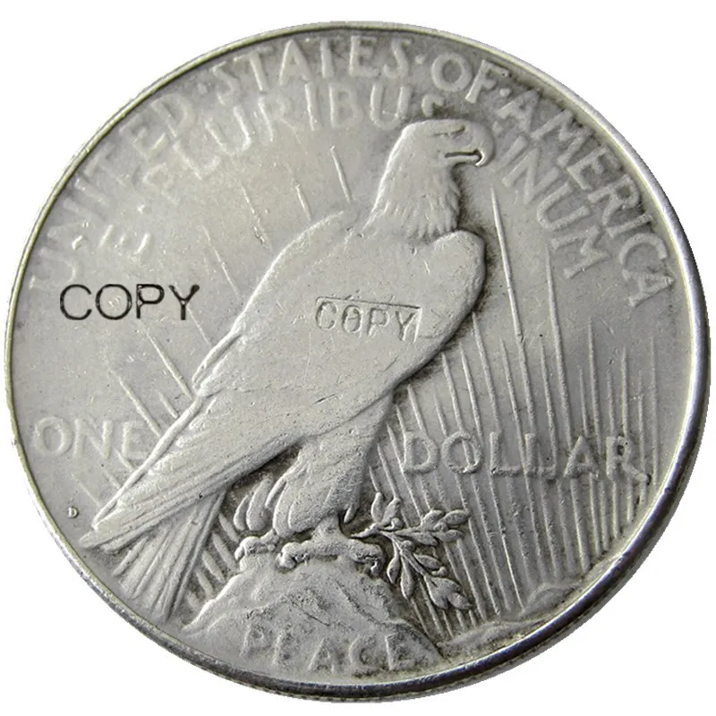 US 1922-D Peace Dollar Silver Plated Copy Coin