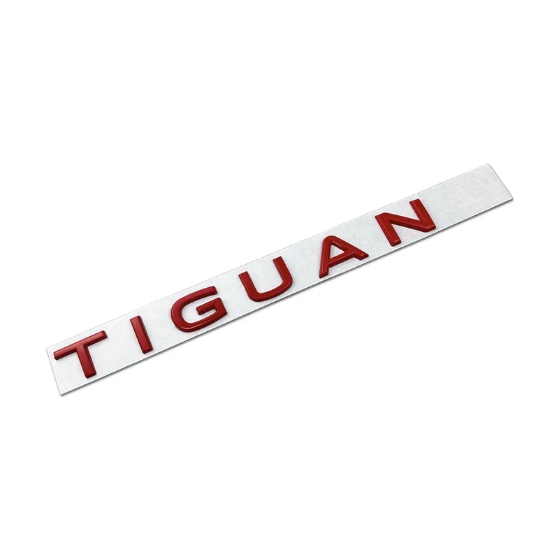 Metal Alloy Car Rear Trunk Emblem for Volkswagen TIGUAN Logo Letter Badge Sticker Decal  Auto Styling Accessories Decoration