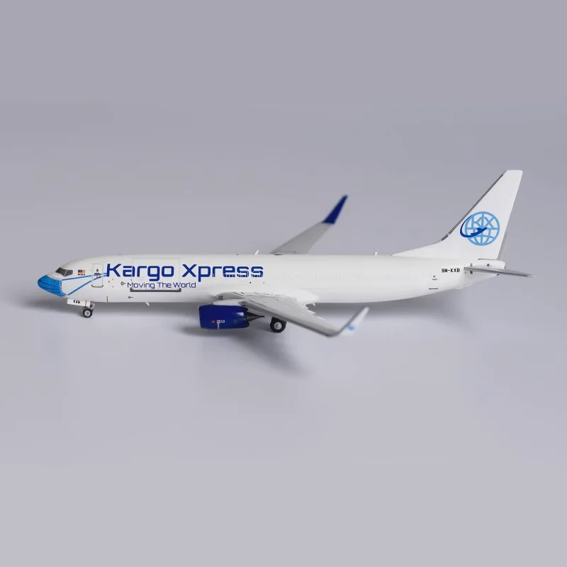 NG Diecast Scala 1/400 Kargo Xpress Modello in lega di aereo Kargo Xpress B737-800/w 9M-KXB Gioca con aereo Toy Boy Confezione regalo