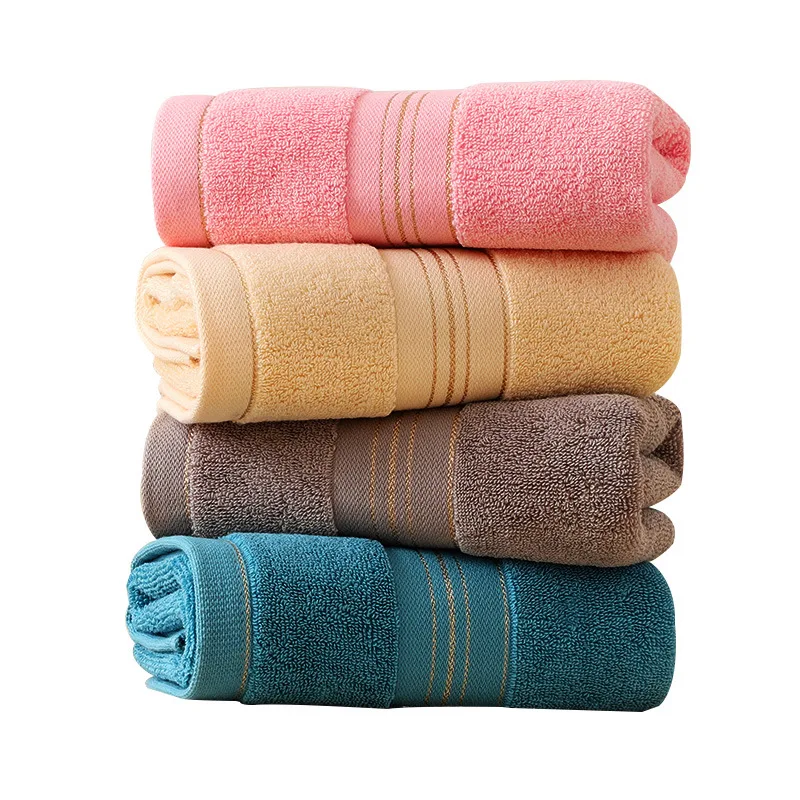 75*35 cm Soft Absorbent Cotton Face Towel for Home Use Gifts Printing Adult Facial Towel All Skin