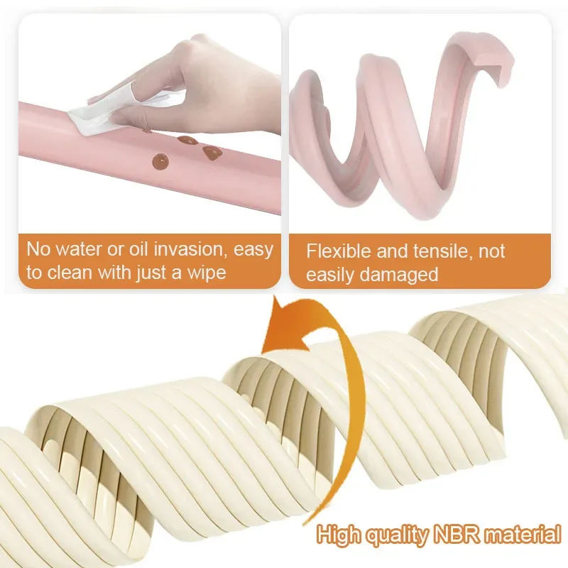 2M Child Bumper Strips Baby Safety Bumper Strips Table Safety Edge Coffee Table Corner Protection Strips