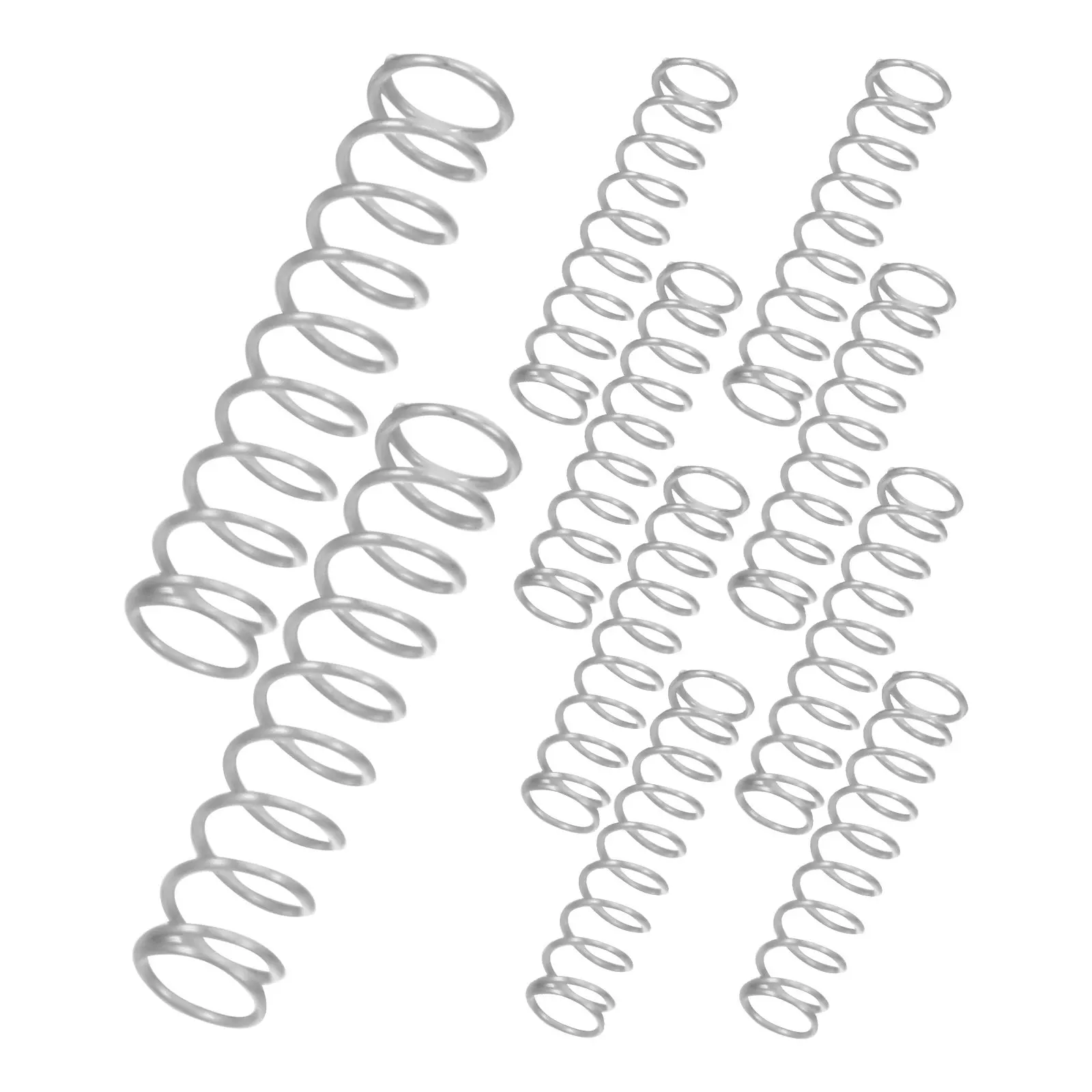 

50Pcs Stainless Steel Ballpoint Pen Springs Compression Small 0.4mm Wire Diameter 4.5mm Od 18Mm Length for Office School Writing