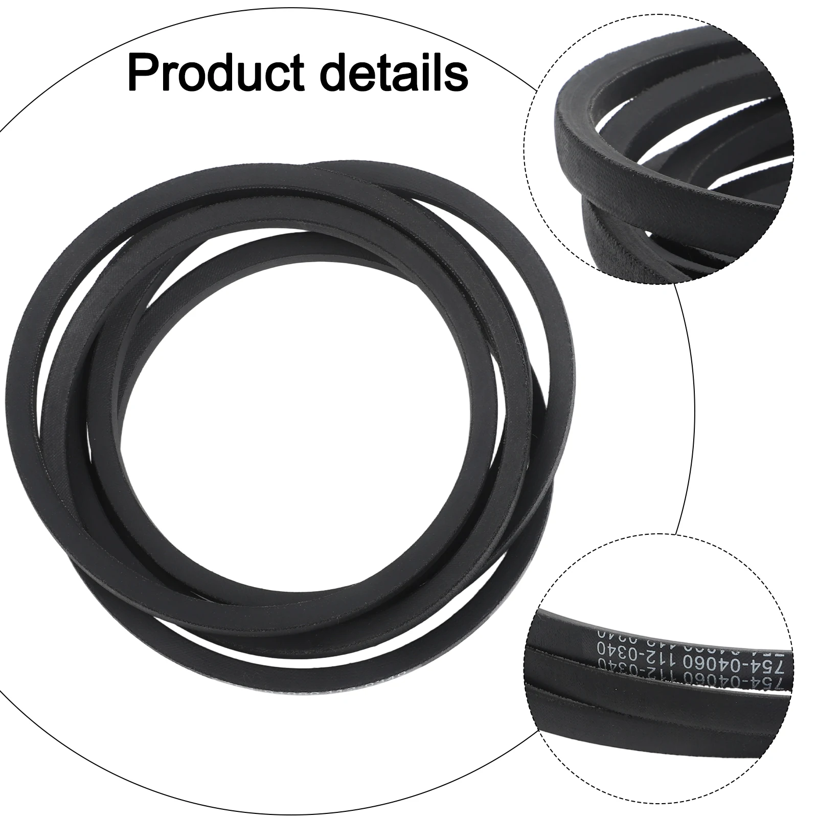 42in Replacement Deck Belt for Cadet 954 04060B 754 04060B Designed for Heavy Duty Use and Consistent Performance